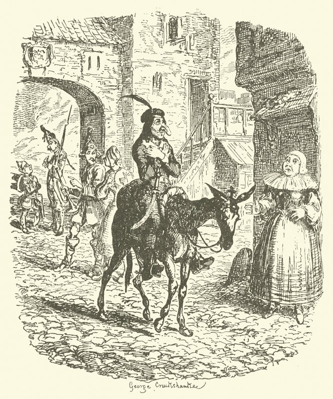 Ilustración para Tristram Shandy de after George Cruikshank