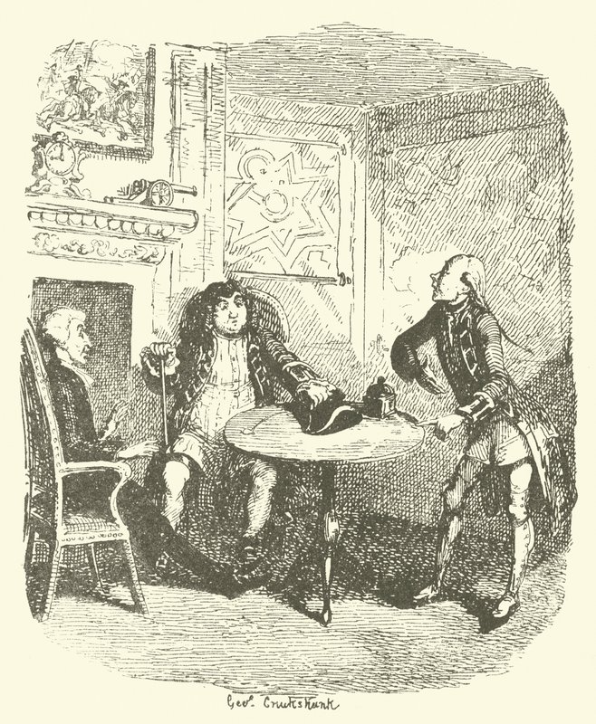 Ilustración para Tristram Shandy de after George Cruikshank