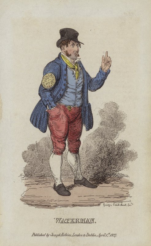 Aguador de after George Cruikshank