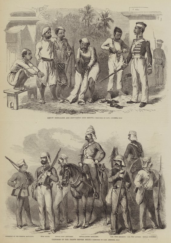 La revuelta en India de after George Francklin Atkinson
