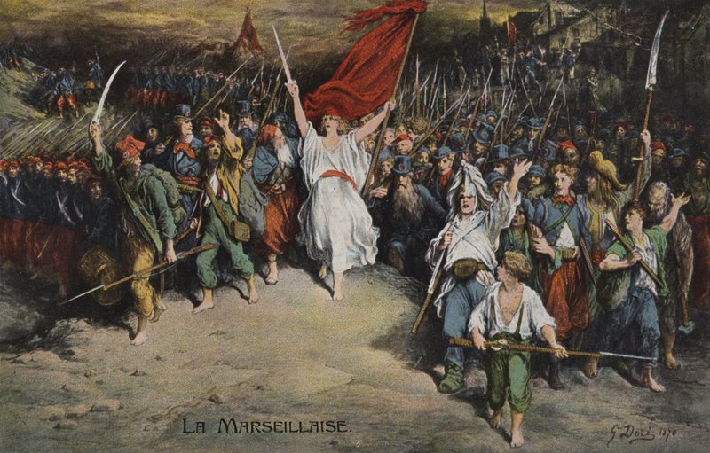 La Marsellesa, 1870 de Gustave after Dore