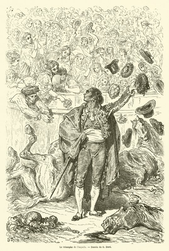 El triunfo de la espada de Gustave after Dore