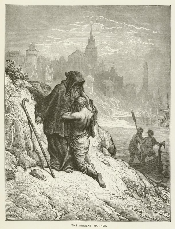 El antiguo marinero de Gustave after Dore