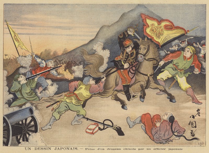 Un dibujo japonés de after Henri Meyer