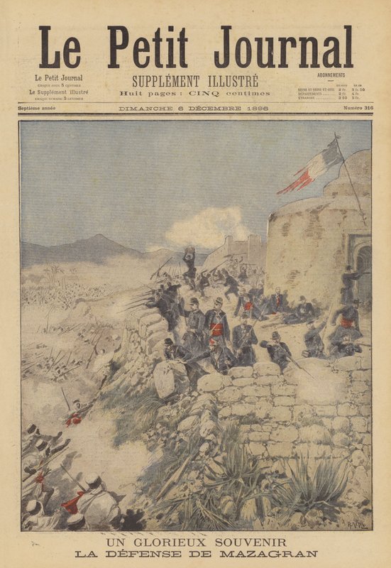Un recuerdo glorioso. La defensa de Mazagran de after Henri Meyer