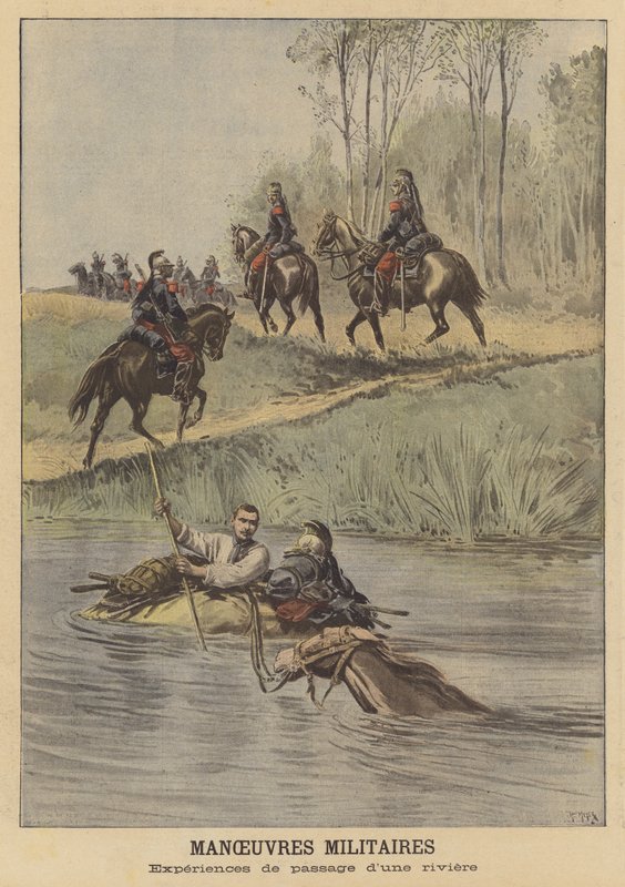 Maniobras militares del Ejército Francés de after Henri Meyer