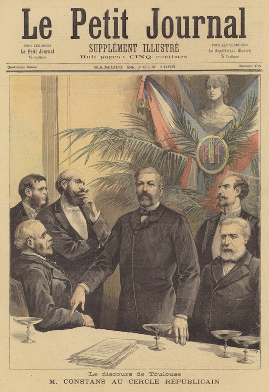 Discurso de Jean Antoine Ernest Constans al Círculo Republicano en Toulouse de after Henri Meyer