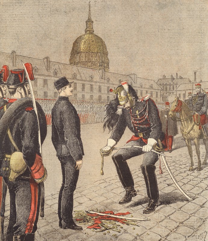 La degradación de Alfred Dreyfus de after Henri Meyer
