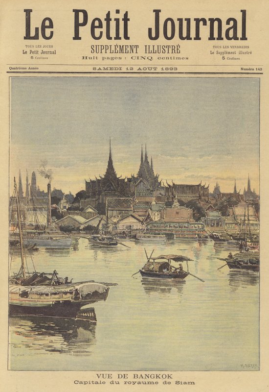 Vista de Bangkok de after Henri Meyer