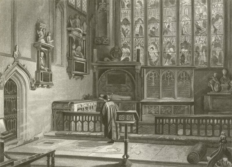 Tumba de Shakespeare, Iglesia de Stratford de Henry after Warren