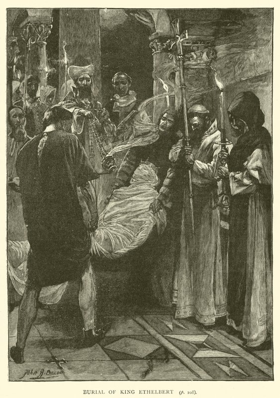 Entierro del Rey Ethelbert de after John Henry Frederick Bacon