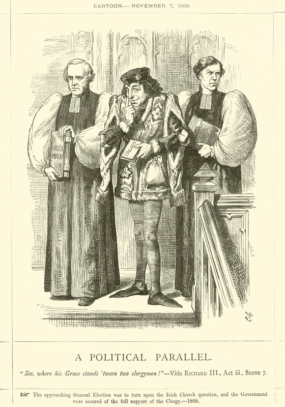 Un paralelo político de after John Tenniel
