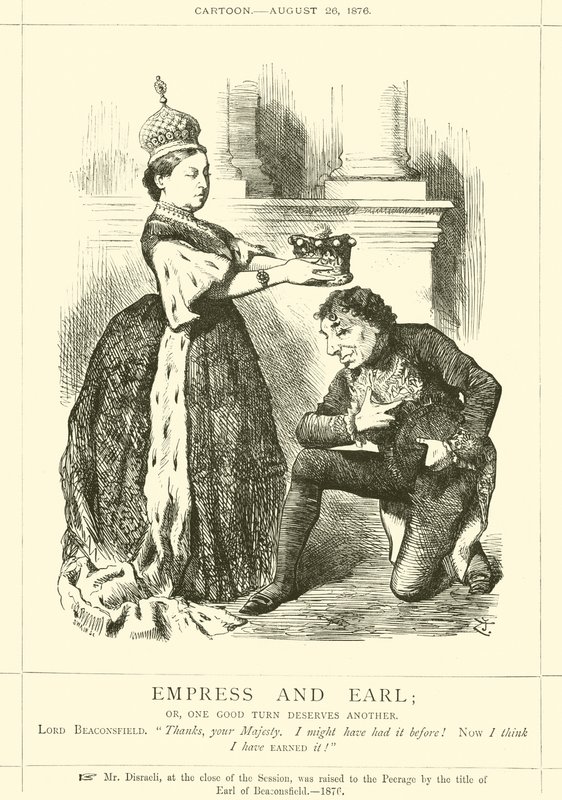 Emperatriz y conde; o, un buen turno merece otro de after John Tenniel