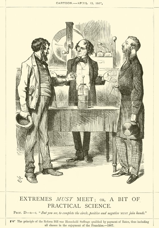 Los extremos deben encontrarse; o, un poco de ciencia práctica de after John Tenniel