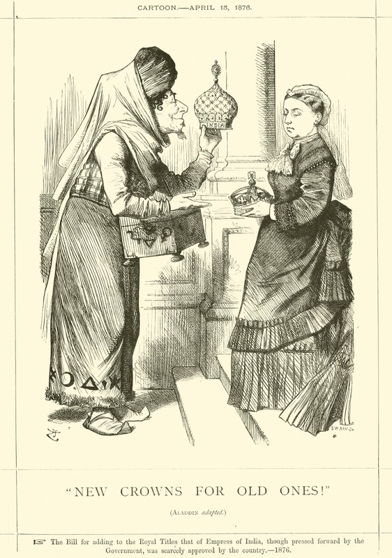 ¡Nuevas coronas por viejas! de after John Tenniel