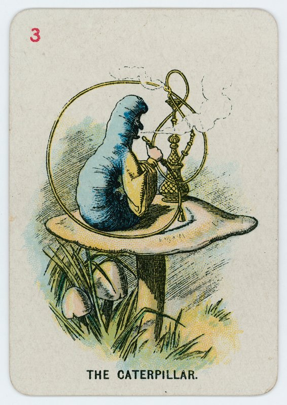 La oruga de after John Tenniel