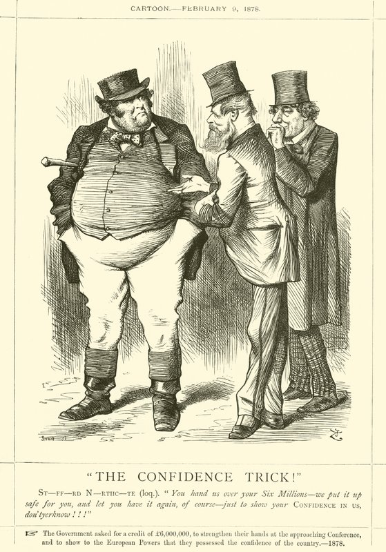 ¡El truco de la confianza! de after John Tenniel