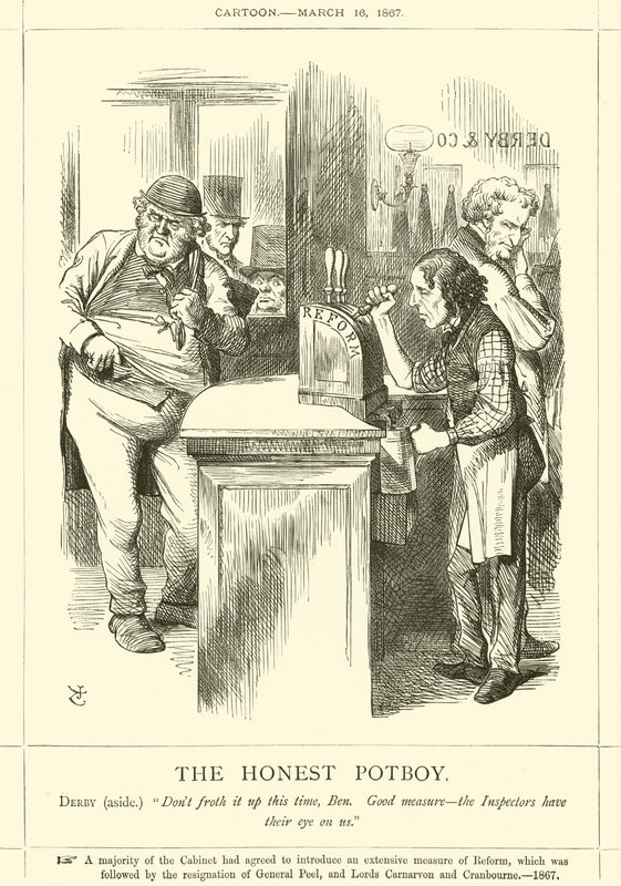 El Honesto Camarero de after John Tenniel
