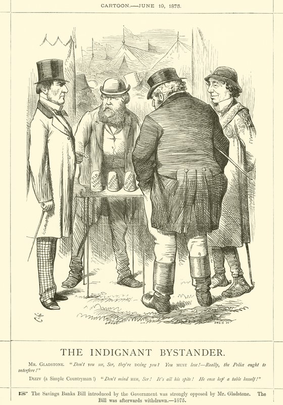 El espectador indignado de after John Tenniel
