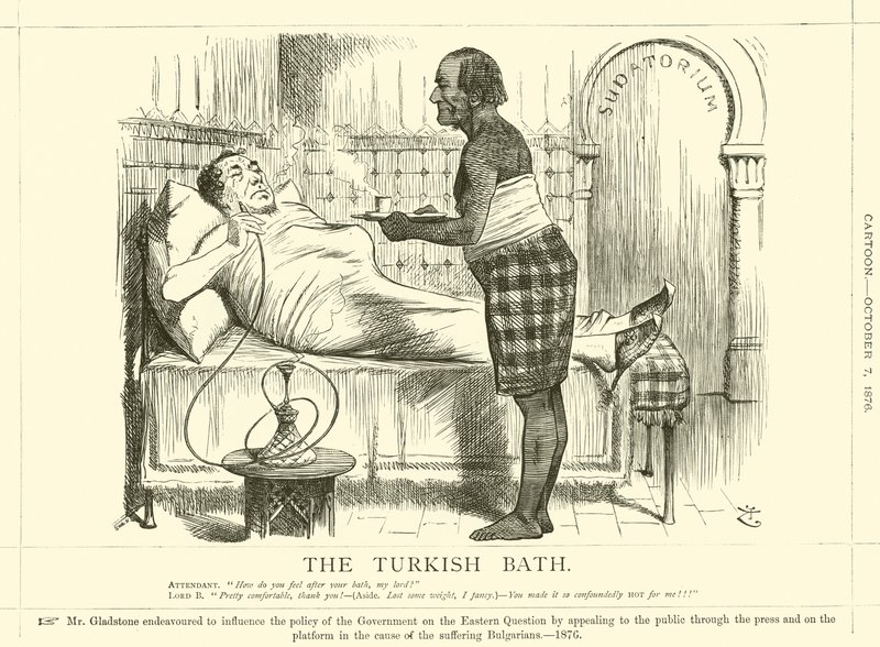 El baño turco de after John Tenniel