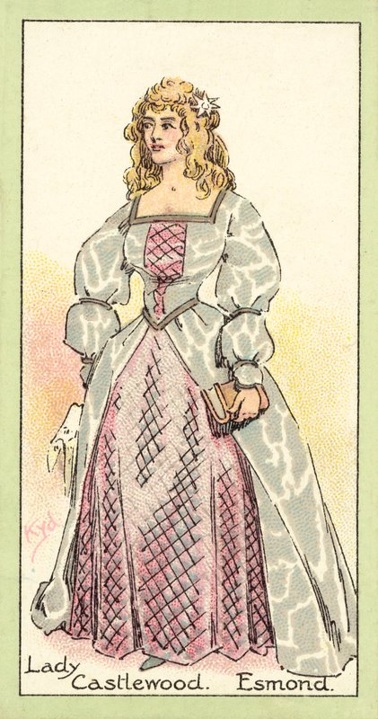 Lady Castlewood, Esmond de after Joseph Clayton Clarke