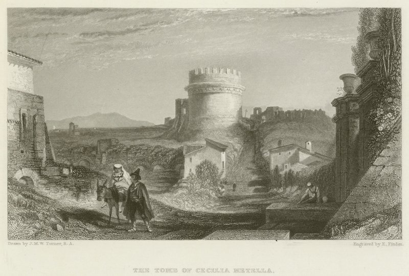 La Tumba de Cecilia Metella de after Joseph Mallord William Turner