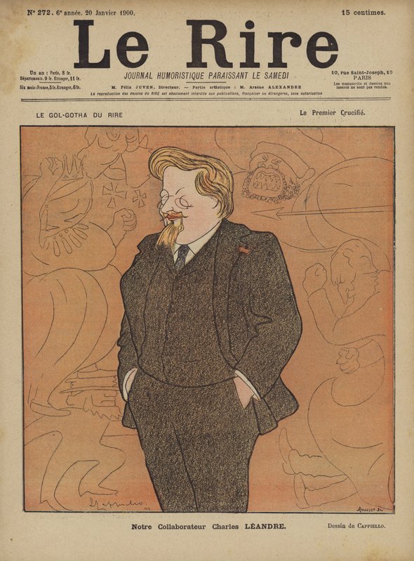 Charles Leandre, Ilustración para Le Rire de after Leonetto Cappiello