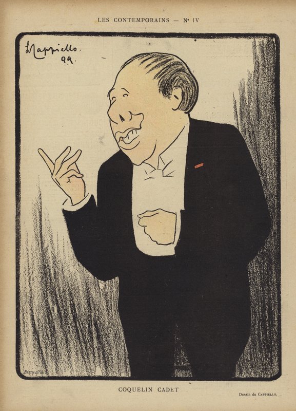 Coquelin Cadet, Ilustración para Le Rire de after Leonetto Cappiello