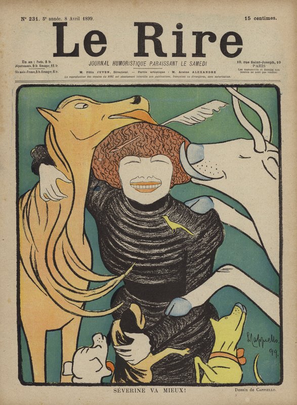 Ilustración para Le Rire de after Leonetto Cappiello