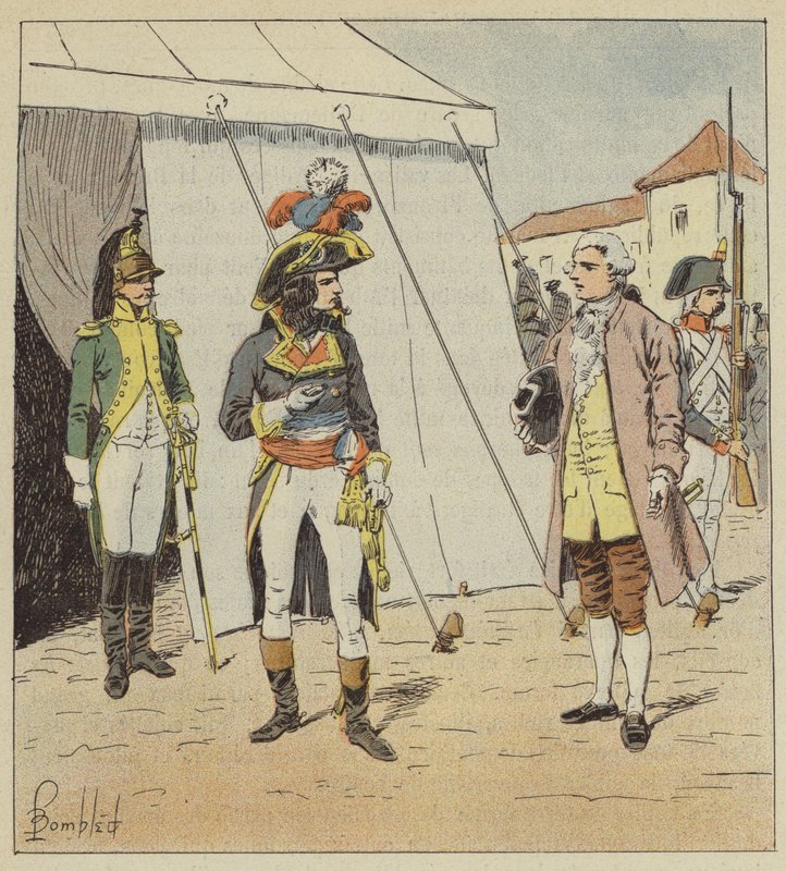 Es demasiado tarde, dijo el general en jefe mirando su reloj de after Louis Charles Bombled