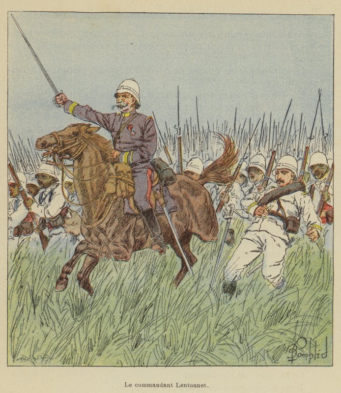 El comandante Lentonnet de after Louis Charles Bombled