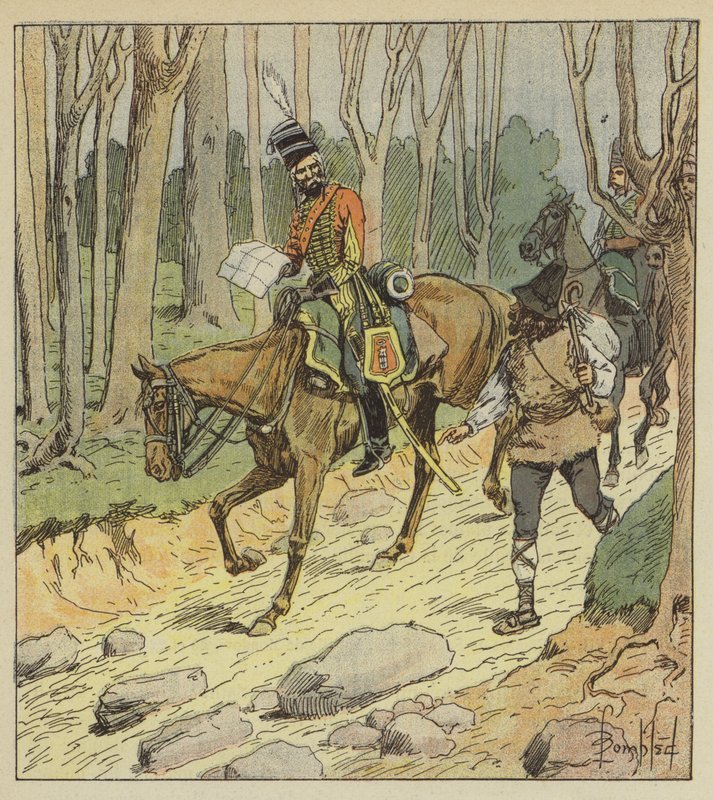 El general Stengel era un excelente oficial de húsares de after Louis Charles Bombled