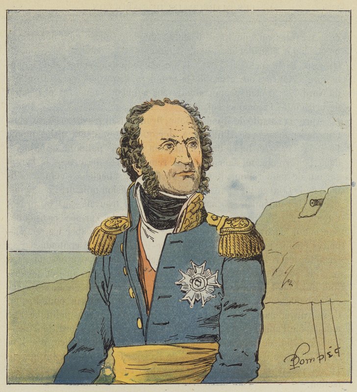 El mariscal Brune de after Louis Charles Bombled