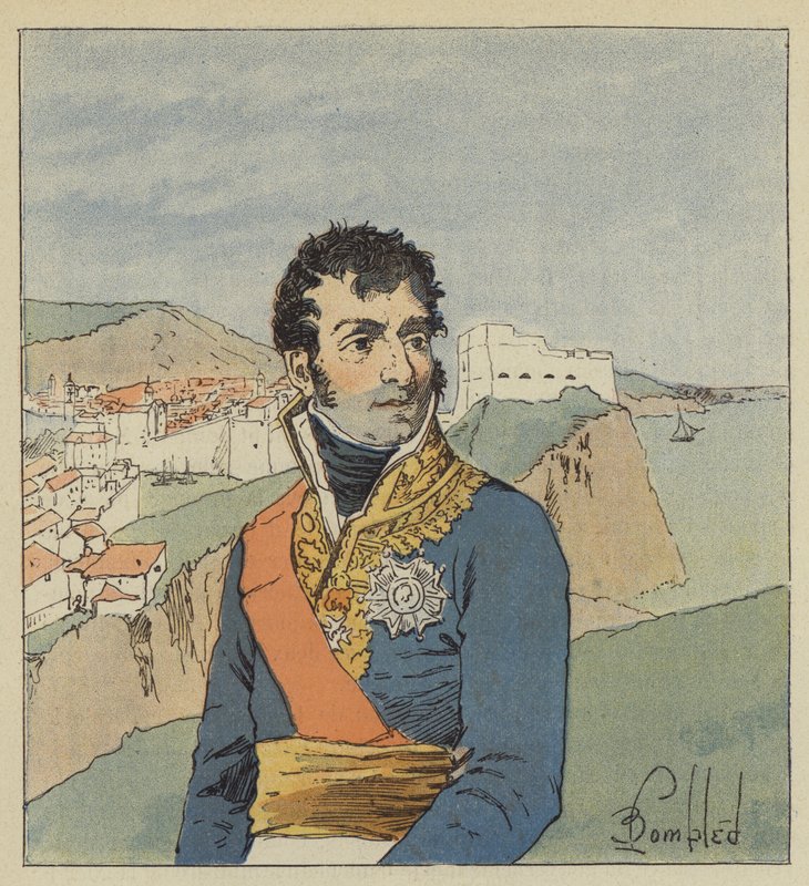 El mariscal Marmont de after Louis Charles Bombled