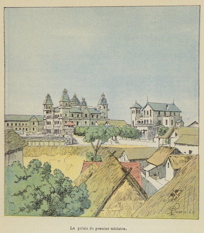 El palacio del primer ministro de after Louis Charles Bombled