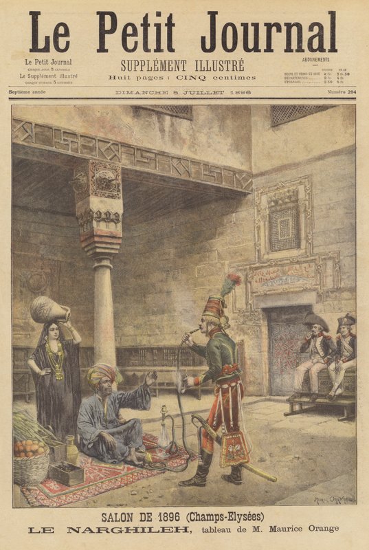 Le Narghileh (El Narguile) de after Maurice Henri Orange