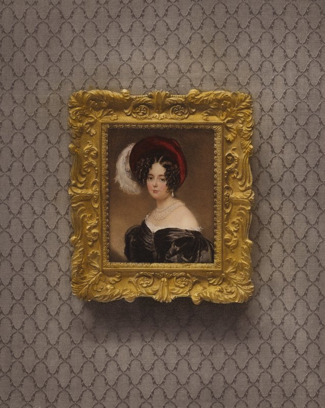 Retrato de una dama desconocida de after Moritz Michael Daffinger