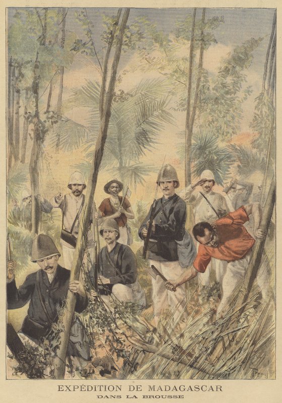 La expedición francesa a Madagascar de after Oswaldo Tofani