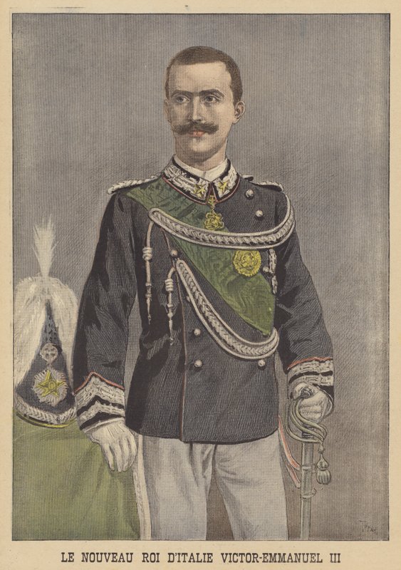 Víctor Manuel III, el nuevo Rey de Italia de after Oswaldo Tofani