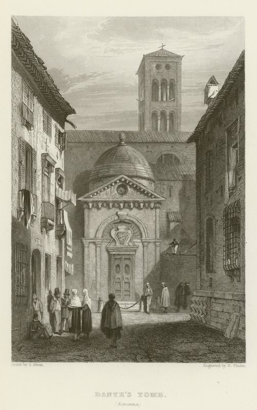 Tumba de Dante, Rávena de Samuel (after) Prout