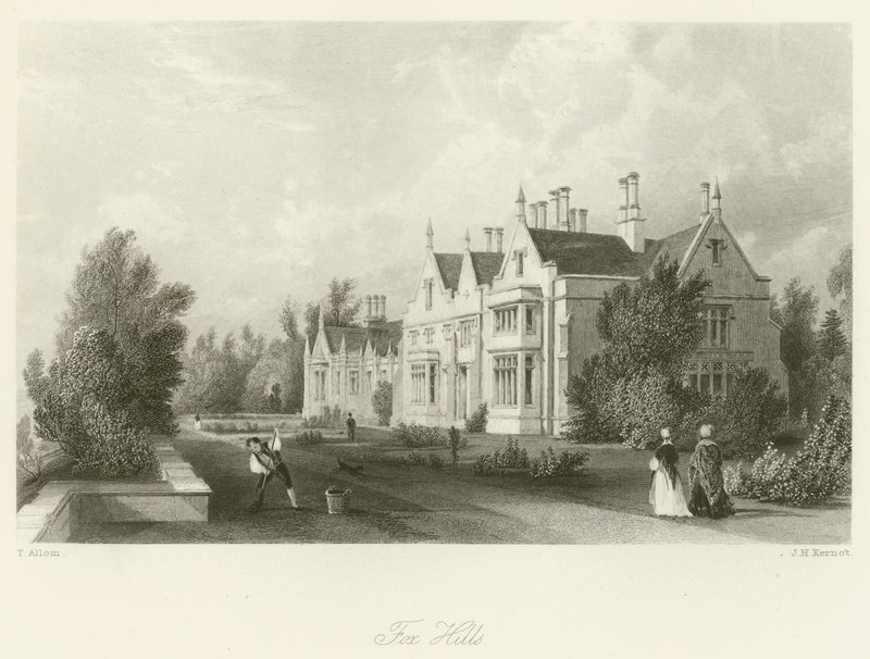 Fox Hills de after Thomas Allom