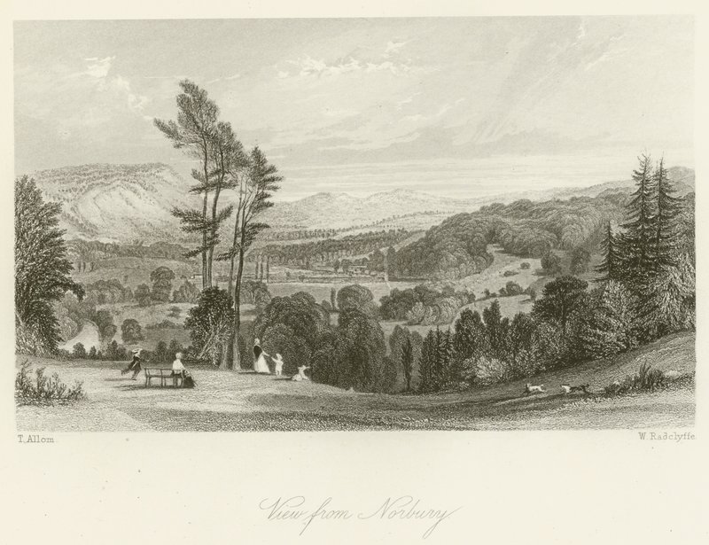 Vista desde Norbury de after Thomas Allom