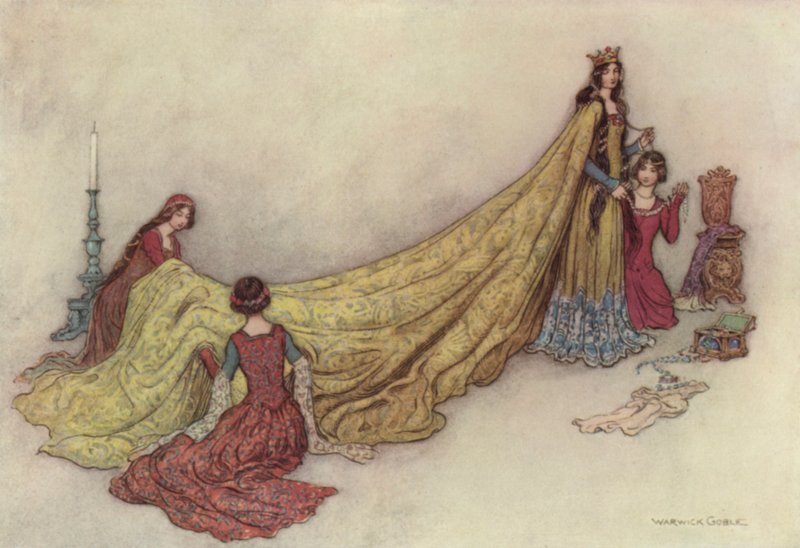 Geoffrey Chaucer, El Cuento del Clérigo de after Warwick Goble