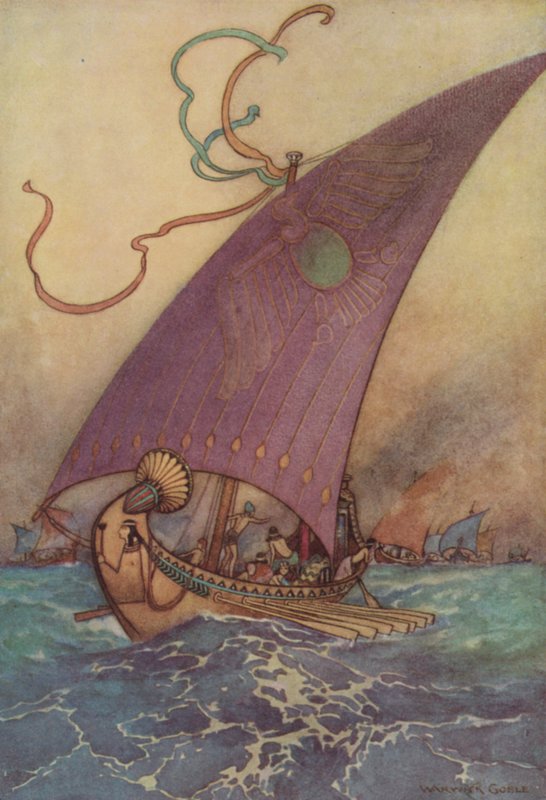 Geoffrey Chaucer, La Leyenda de las Buenas Mujeres de after Warwick Goble