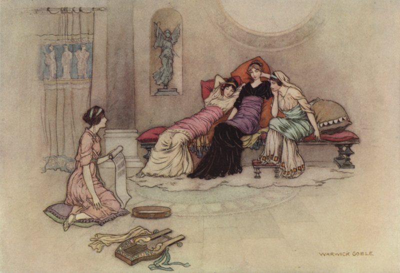Geoffrey Chaucer, Troilo y Crésida de after Warwick Goble