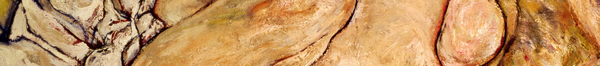 El abrazo, 1917 (Egon Schiele), Detail: Rücken der Frau