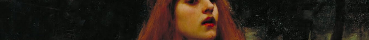 La dama de Shalott (John William Waterhouse), Detail: Gesicht der Lady