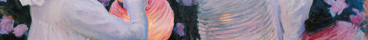 Clavel, lirio, lirio, rosa (John Singer Sargent), Detail: Mädchen mit leuchtendem Lampion