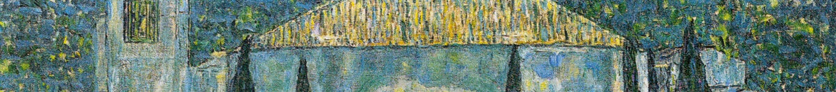 Iglesia en Cassone (Gustav Klimt), Detail: Goldenes Kirchendach