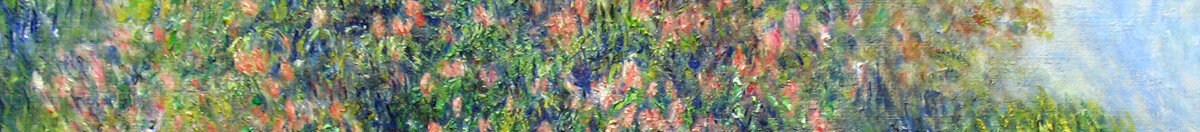 Castaño en flor (Pierre-Auguste Renoir), Detail: Blühende Baumkrone